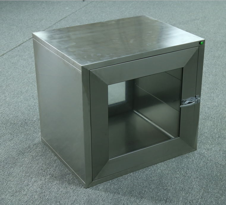 Caja de pase montada en la pared para habitación limpia 