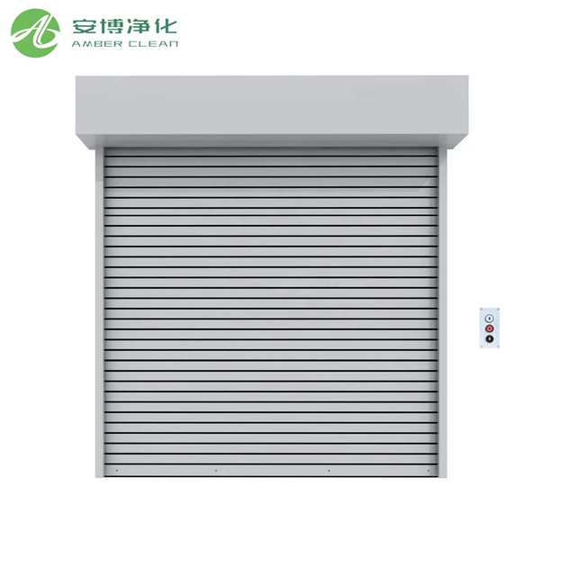 Puertas de obturador de rodillos eléctricos de acero de acero industrial de color ámbar personalizable