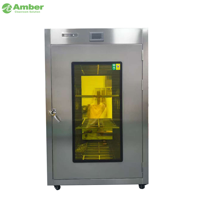 Caja de pase estéril VHP de habitación limpia con luz uv de xenón