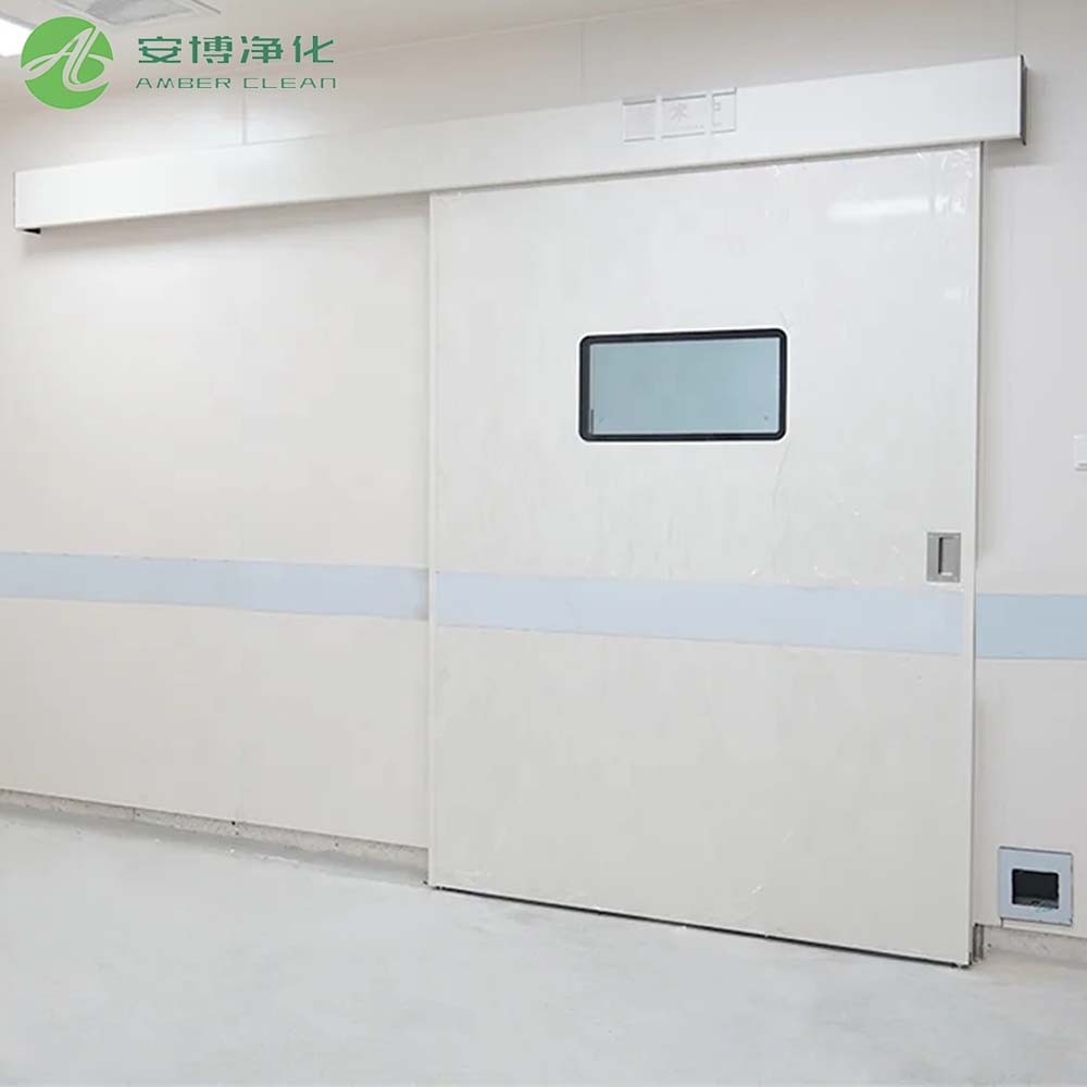 Puertas automáticas de sala limpia personalizables | ISO 14644 Certificado y sin ruido