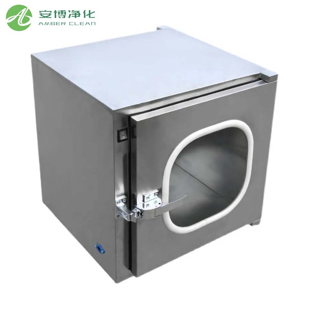 Caja de pase estático de acero inoxidable para la transferencia de la sala limpia de artículos pequeños