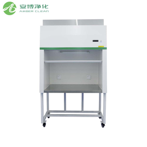 Banco de limpieza de flujo laminar horizontal de acero inoxidable de clase 100