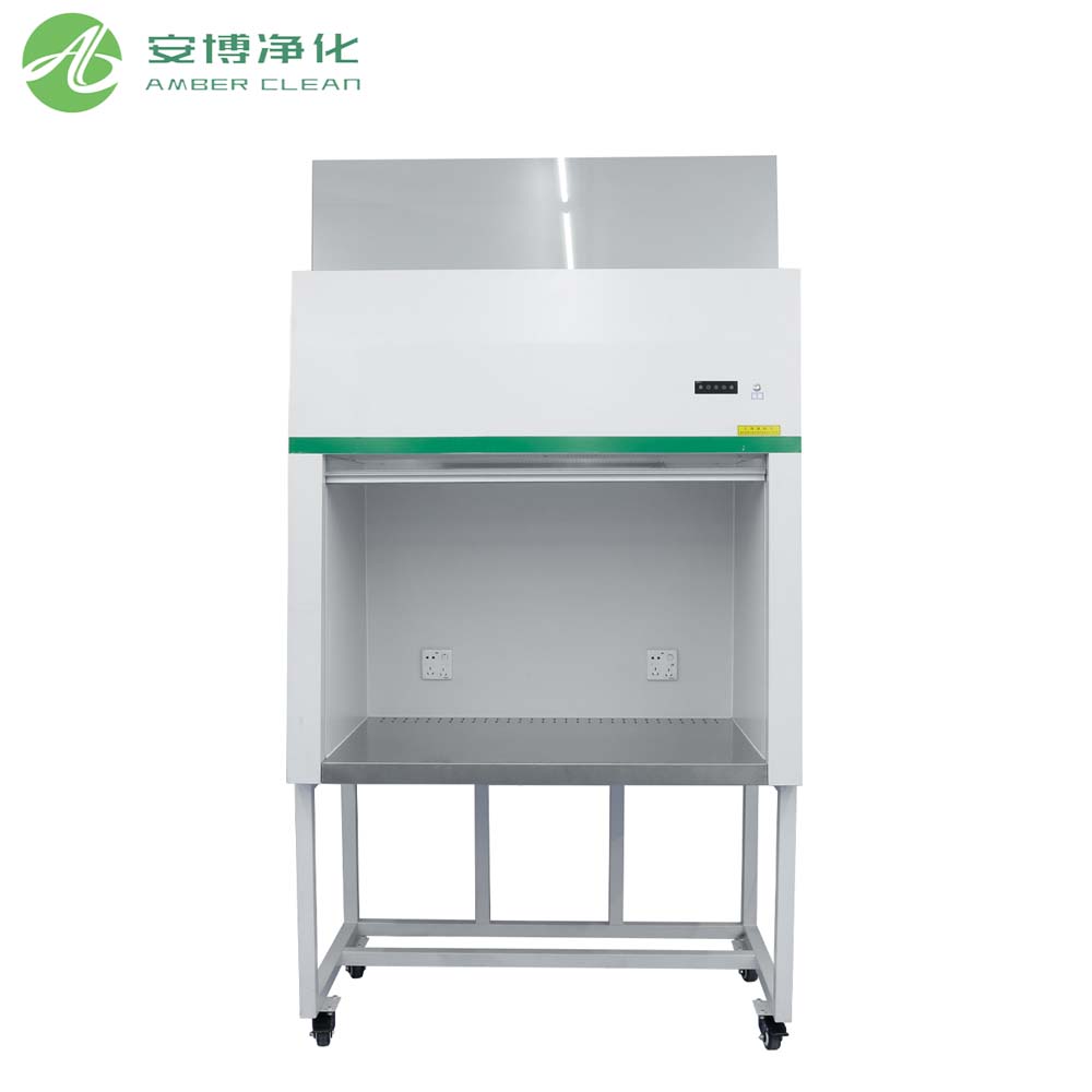 Banco de limpieza de flujo laminar horizontal de acero inoxidable de clase 100