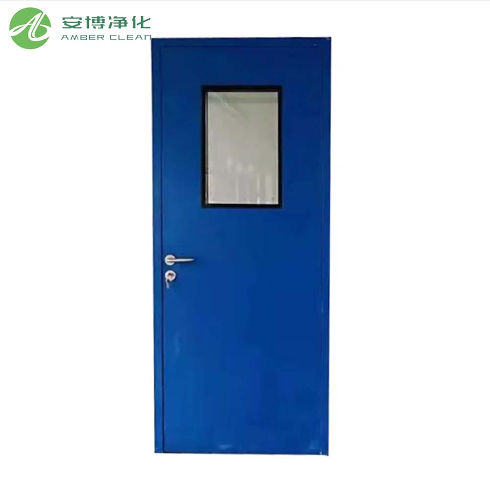 Puerta de sala limpia de acero a mano para hospital/laboratorio