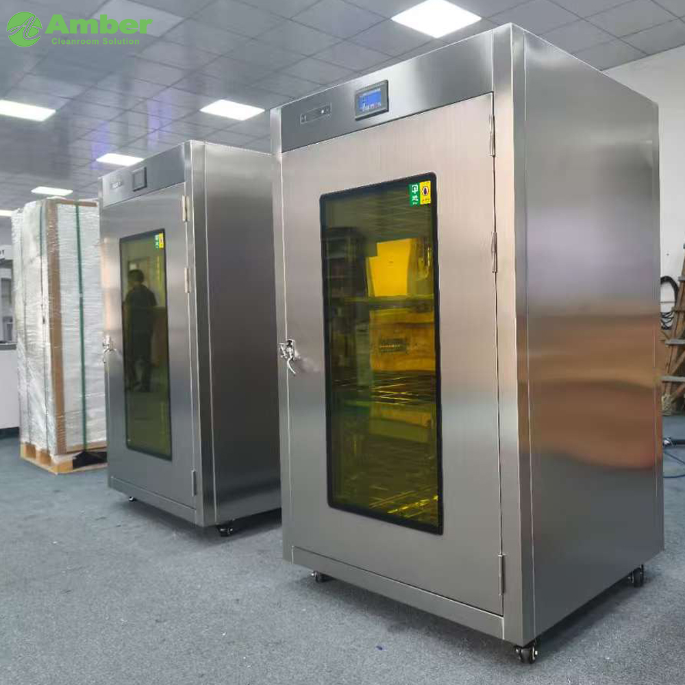 Caja de pase estéril VHP de habitación limpia con luz uv de xenón