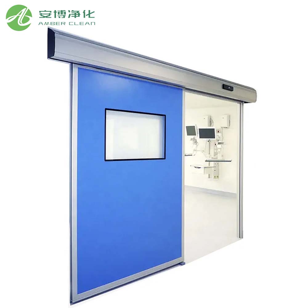 Puertas automáticas de sala limpia personalizables | ISO 14644 Certificado y sin ruido