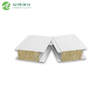 75 mm de doble muro de panel de sándwich de lana de roca de acero para sala limpia
