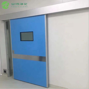 Aislamiento de sonido Firepoof Airtight Airtight Puerta automática de sala limpia con ventana de puerta