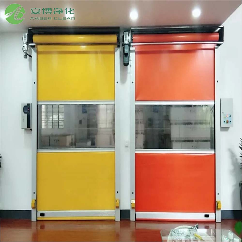 Puerta de fuego de doble pista de control remoto de color personalizado
