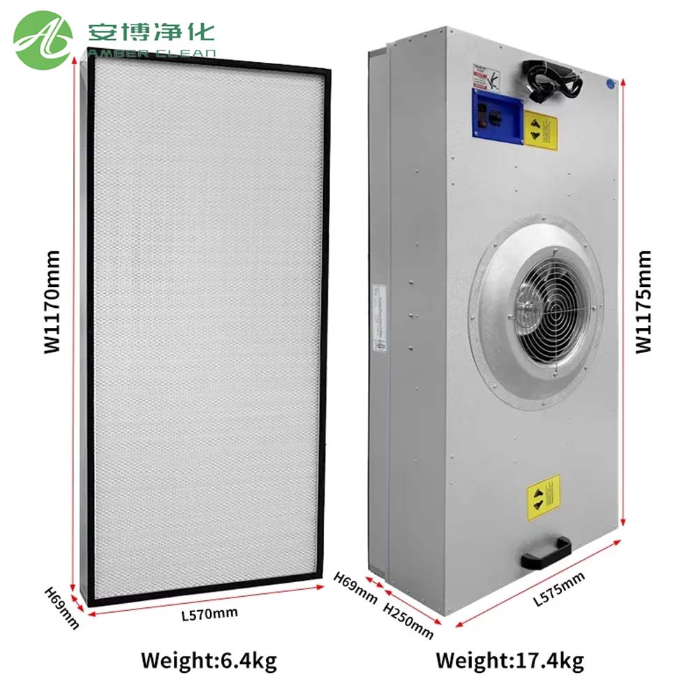 AMBER ISO14644 CE CE CE CE Laminar Flow Hepa Filt Filter Unidad