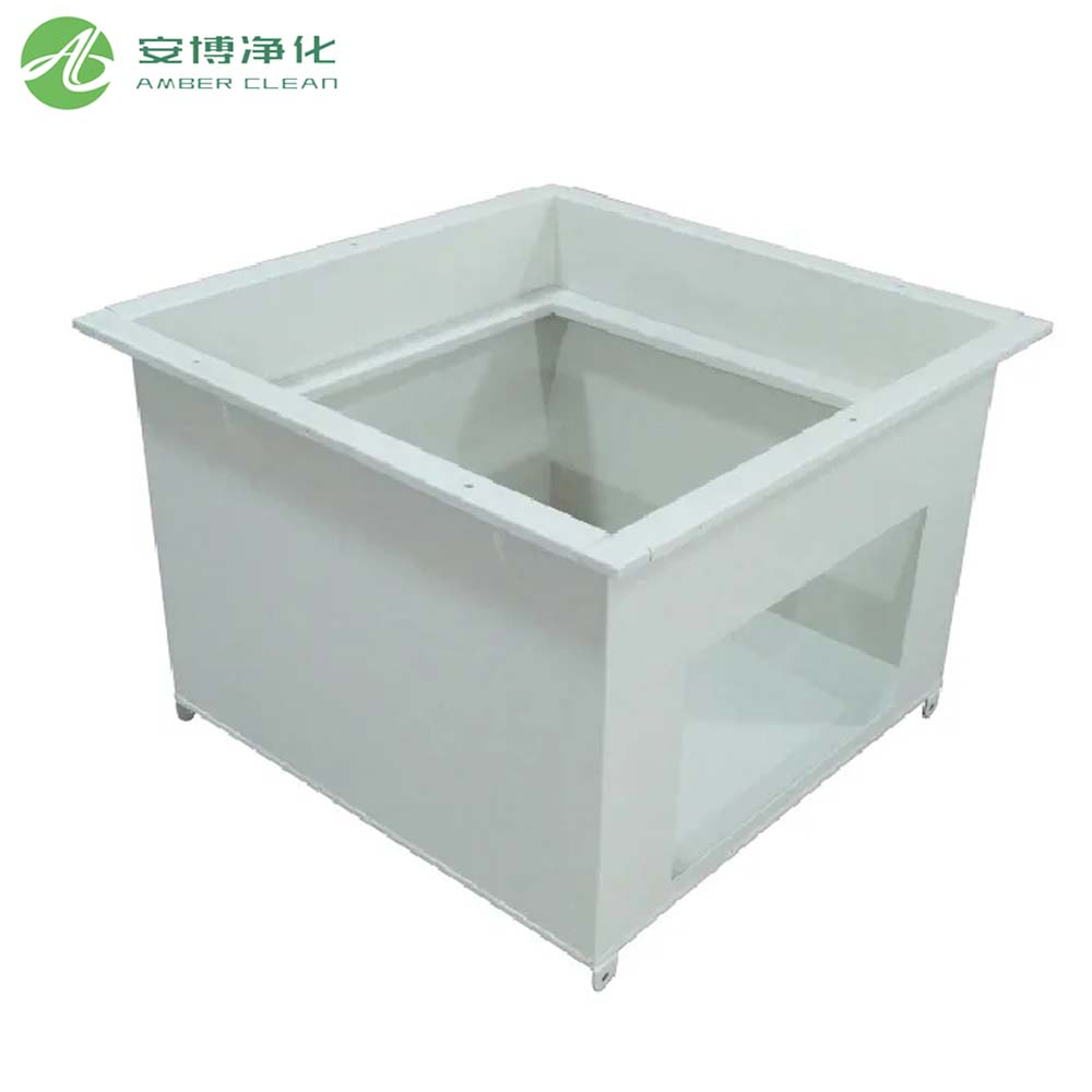 Filtro de ventilador de caja Hepa de presión estática para habitación limpia